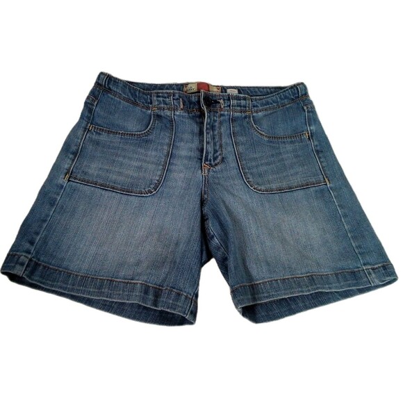 Women's Old Navy Mid-rise Stretch Denim‎ Size 6 Shorts - Picture 1 of 14